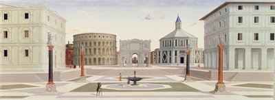 De Ideale Stad, c.1480 door Fra Carnevale